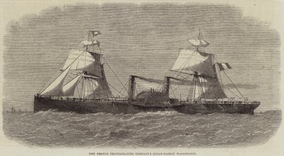 Le Paquebot de la Compagnie Transatlantique Française Washington - Edwin Weedon